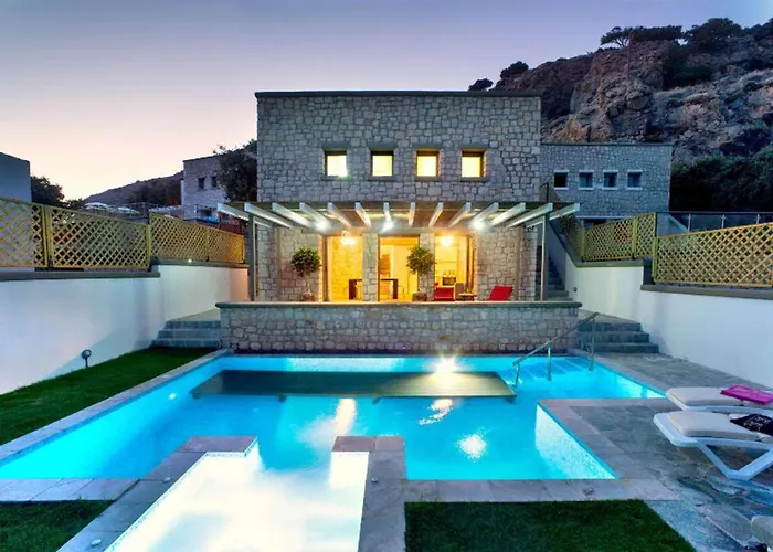 Villa Executive Rhodes Ellie 2 Bedroom With Sea Views Pefkos Pefki